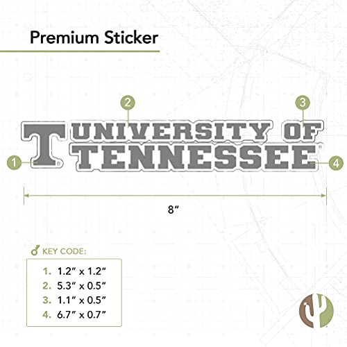 Sticker Université de Tennessee vinyle grand format PC portable et voiture - 3