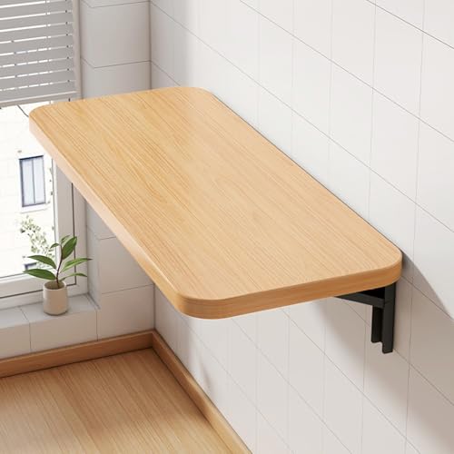 Étagère de bureau murale pliable avec installation facile et design compact