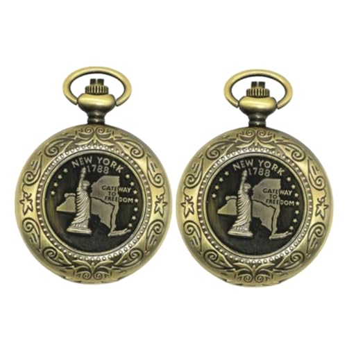 Brújula Vintage de Bolsillo minkissy, 2 piezas miniatura 1