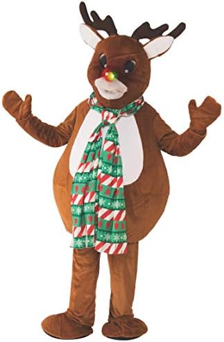 Rubies Reindeer Mascot Costume for Adults, Men's Standard