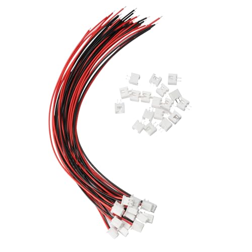 Kit de 20 pares conector JST-XH 2.54mm 2 pines miniatura 7