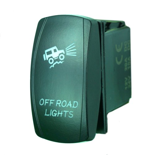 Stvmotorsports Laser Backlit Orange Rocker Off Road Lights Lights 20A 12V On/Off Led Light #TOP3