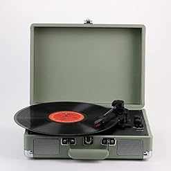 LLRYN Portable Suitcase Phonographe Player Enregistrer Vinyle Bluetooth 5.0 33 45 78RPM PHONOGRAPHIOGER Retro Retro… - Les Beatles, Paul McCartney, John Lennon, RIngo Starr, George Harrison
