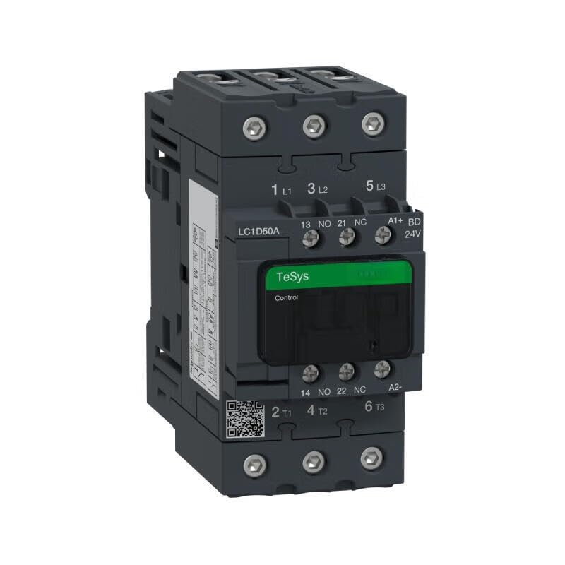 LC1D50ABD contacteur tripolaire TeSys D 50A bobine 24V CC pour automatisme industriel