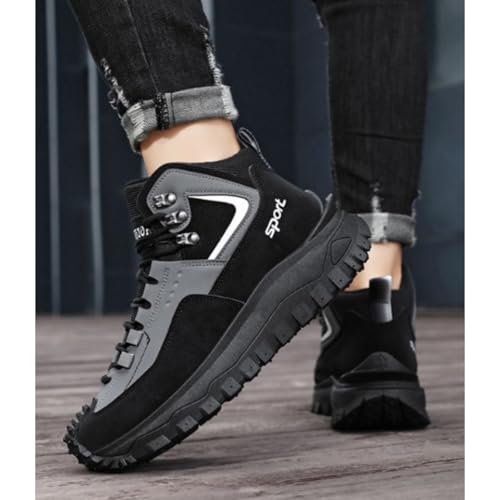 The First Young Shoes Men Steel-Toe Hiking Boots - Durable Work & Safety Footwear4