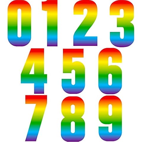 40 Self-Adhesive Wheelie Bin Number Stickers Cover