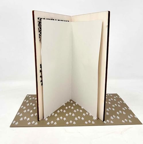 Woodland Mail Ewige Liebe: Holz-Jubiläumskarte für die goldene Hochzeit 50 gemeinsame Jahre