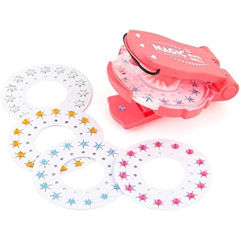 Tebinzi Hair Gems, Bedazzler Kit, Hair Bedazzler,Kids Styling Hair Tool With Self-adhesive 75 Gems And Jewels, Simple Operations, Hair Jewels Refill Set Children's New Toy Set, For Girls Fashion Cover