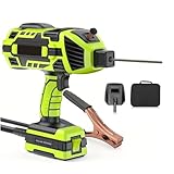 Portable Handheld Welder Machine, Electric Arc Welding Kit with Toolbox, Efficient Cooling System, 5 Adjustable Current Settings, Compact Design for DIY and Professional Use, Green