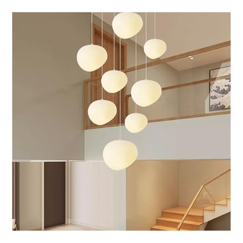 Lustre d'escalier LED moderne de 250cm pour l'éclairage de salle à manger