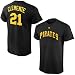 Roberto Clemente Pittsburgh Pirates Black Youth Name and Number Jersey T-shirt