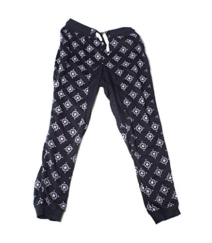 Southpole Men's Jogger Pants in French Terry All Over Small Even Small Star