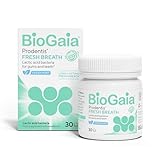 BioGaia Prodentis Fresh Breath | Oral Probiotics for Gums & Teeth | Patented Probiotic with Xylitol & Zinc for Lasting Fresh Breath | Unique L. Reuteri | No Added Sugar | 30 Lozenges – Mint Flavour