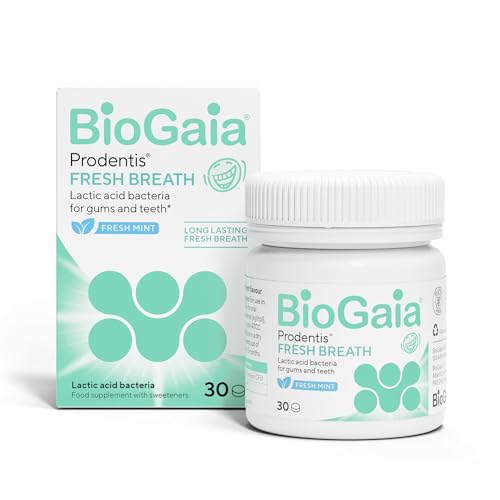 BioGaia Prodentis Oral Probiotics for Gums & Teeth | 30 Lozenges | Mint