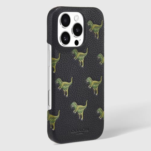 Coach Genuine Debossed Pebbled Leather Slim Wrap iPhone 16 Pro Case - Designer Phone Case - Repeat Rexy - image 7