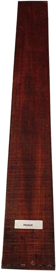 Beautiful Padauk Thin Stock Lumber Boards, Suitable Thin Stock Lumber Board for Wood Crafting and Wood Working Projects (1/2" x 3" x 24")