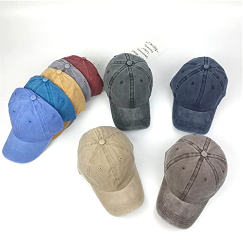 Boné De Baseball Chapéu De Perfil Baixo Lavar Chapéu Tingido Chapéu Da Moda Ajustável