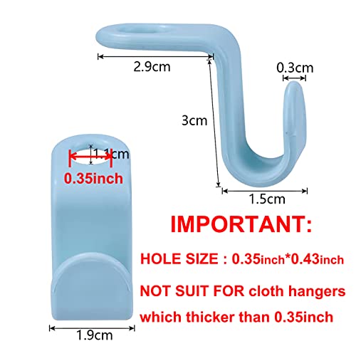 Dnc Clothes Magic Hanger Connector Hooks, 100 Pack Space Saving Organizer Smart Closet Space Saver With Sturdy Plastic For Heavy Clothes #TOP1