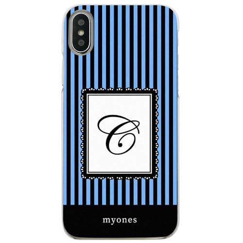 Galaxy S25 FE SM-S731B �P�[�X(�X�g���C�v�J���[:�u���[ �C�j�V����:C) �J�o�[ myones �N���A�P�[�X �X�}�z�P�[�X �{�[�_�[ �X�g���C�v �C�j�V���� �A���t�@�x�b�g �c�^ �n�[�h ���킢�� ������� sslink