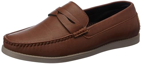 Image of Centrino Loafers for Men | Lightweight Comfortable Loafer Shoes for Man Stylish | Cushioned Insole Casual Shoes for Men | Durable TPR Sole Slip On Shoes | Trendy Classic Office Wear Footwear for Men (9703)