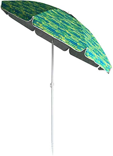 Abo Gear Beach Umbrella Sand Anchor 7 Feet Beach Umbrella With Tilt And Telescoping Pole #TOP3