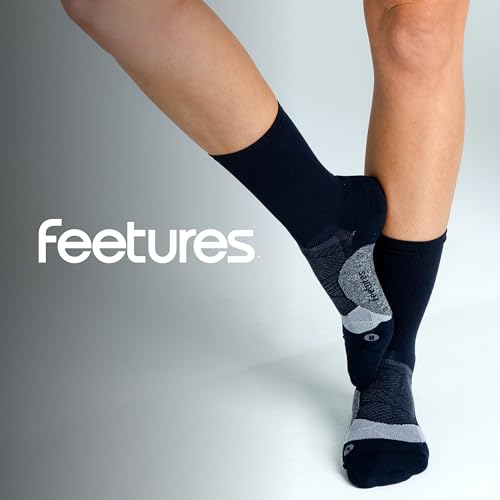 Image of Feetures Elite Ultra Light Cushion Mini Crew Sock - Sport Sock with Targeted Compression