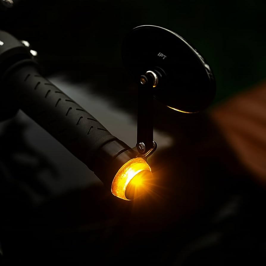 CBR1000RR LEDウインカー ハンドル 2008-2016 Amazon | HUILI-JPHOME バックミラー LED ウインカー付き ミラー