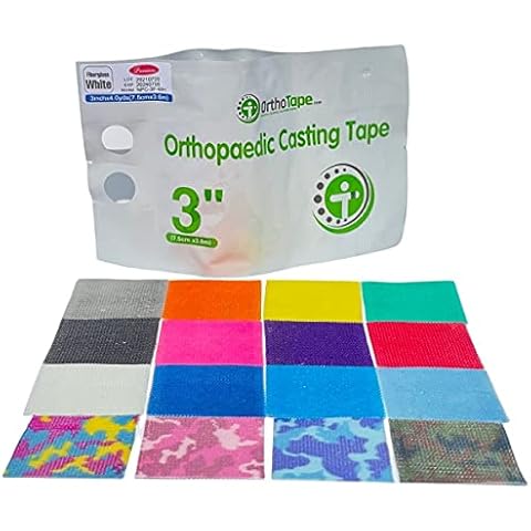 OrthoTape 3-INCH Fiberglass Casting Tape (1 ROLL) (SkyBlue) Cover