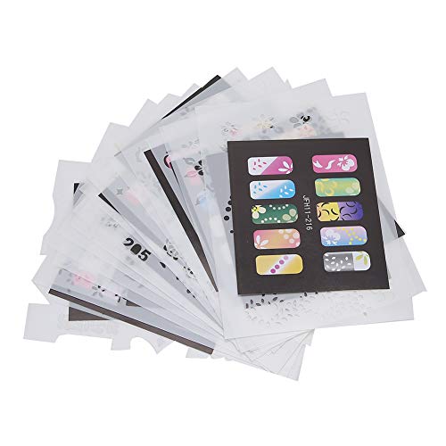 20 plantillas de uñas con aerógrafo, plantilla reutilizable para decoración de uñas, aerógrafo, plantilla de impresión de arte de uñas, plantilla reutilizable, herramienta de manicura