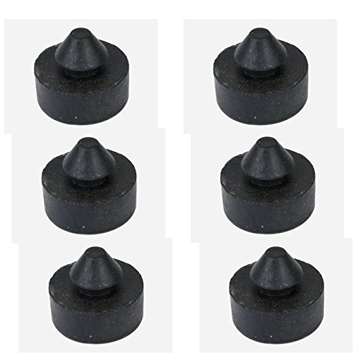 Rukse Bag of 6 Hood to Grille Grommet 3/8" Thick Compatible with Wrangler YJ 1987-1995