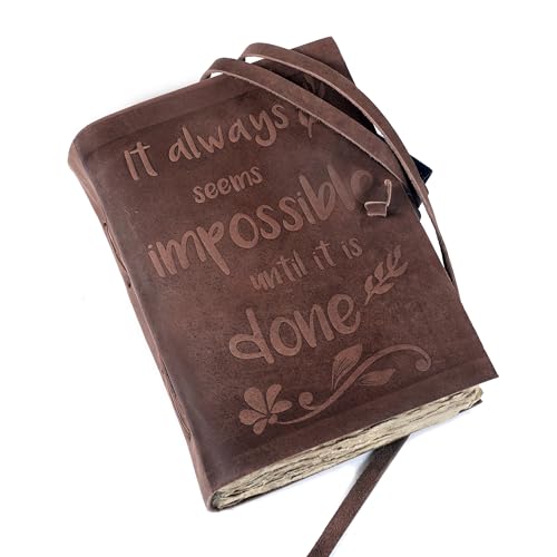 Journal de voyage en cuir pour homme et femme avec carnet de croquis antique d'écriture