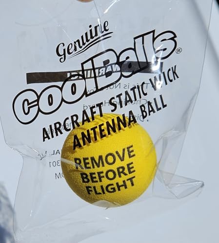 Coolballs Protector de Antena de Espuma Amarillo (100 unidades) miniatura 3