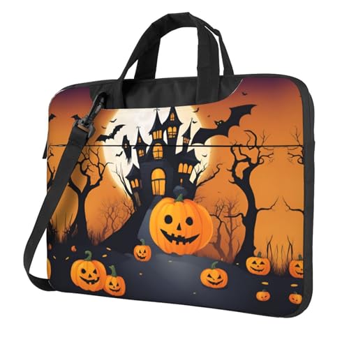 Housse ordinateur portable 15.6 pouces antichoc à motif Halloween