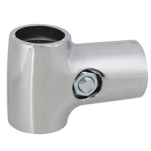 Conector en T de plata para estante de almacenamiento de 25 mm