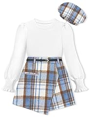 White and Blue Plaid