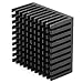 5pcs dissipateurs de chaleur en aluminium 40x20x40mm module de radiateur à ailettes refroidisseur pour transistors d'amplificateur à haute puissance(Noir)