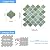 Arabesque Peel and Stick Backsplash for Kitchen, Thicker Design 3D Self Adhesive Wall Tiles, 12"x12" Peel and Stick Wall Tiles, Mix Green 10-Sheet Stick on Tile for Kitchen and Bathroom.