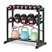 Eocnrhe Dumbbell Rack Stand Only, Weight Rack for Home Gym, 3-Tier Adjustable Dumbell Rack, Heavy-Duty Weight Stand for Dumbbells Kettlebells & Weight Plates(Rack Only)