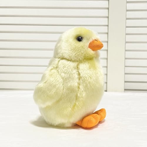 Poussin en peluche jaune et douce pour enfant de 30cm - 2