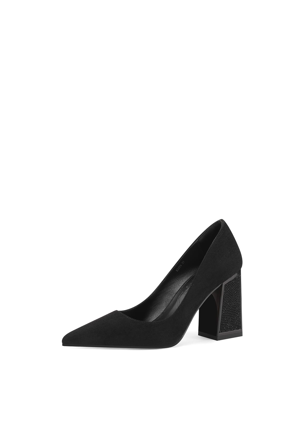 QUEEN HELENA Scarpe Eleganti con Tacco con Strass Décolleté a Punta Chiusa Donna K3476