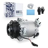 BDELI Air Conditioner AC Compressor w/Clutch Fit for 2016-2017 Chevy Equinox, 2014-2015 Chevy Impala, 2013-2016 Chevy Malibu, 2015 2016 2017 GMC Terrain, 14-17 Buick Regal, 2.0L 2.4L 2.5L CO 22285C