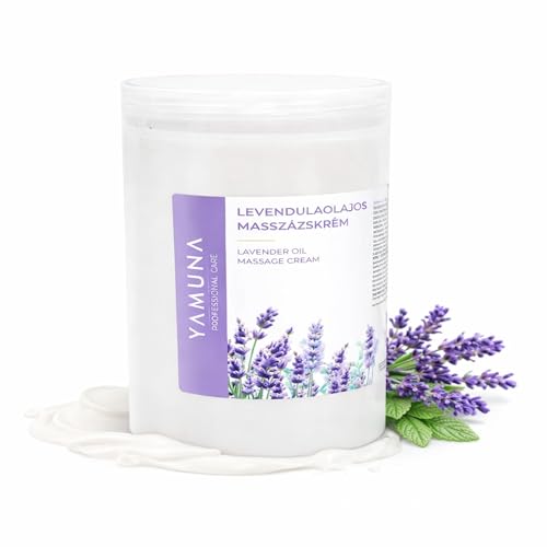 YAMUNA NATURAL BEAUTY - YAMUNA NATURAL BEAUTY Massagecreme, mit pflanzlichen Ölen, Naturkosmetik aus Ungarn. Sanfte Profi-Creme für entspannende und pflegende Massagen.(Lavendel)