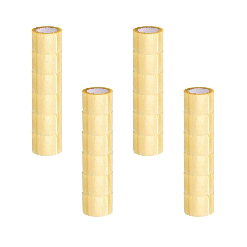 PackagingSuppliesByMail PSBM Cold Temp Packing Tape, 3 Inch x 110 Yards, 24 Pack, Clear, Designed for Use in Extremely Cold Temperatures [Dispenser Length]