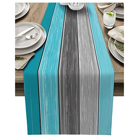 Vandarllin Farmhouse Cotton Linen Table Runner Cover