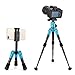 ZOMEI Lightweight Compact Aluminum Alloy Mini Desktop Tabletop Tripod with 360 Degree Panoramic Ball Head and Quick Release Plate for Canon Nikon DSLR Cameras(Blue)