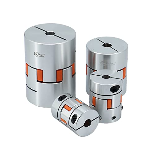 LF Three Jaw D35L50 Coupler Aluminium Plum Flexible Shaft Coupling Stepper Motor Connector 8/10/12/12.7/14/16/20mm 1Pcs (Size : 8x8)