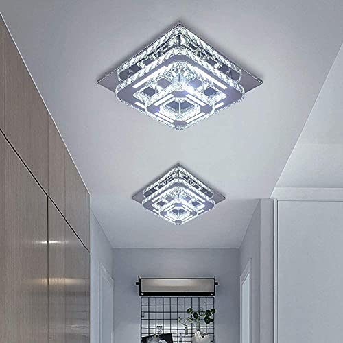 Plafón de cristal de montaje en flush para pasillos oscuros 3