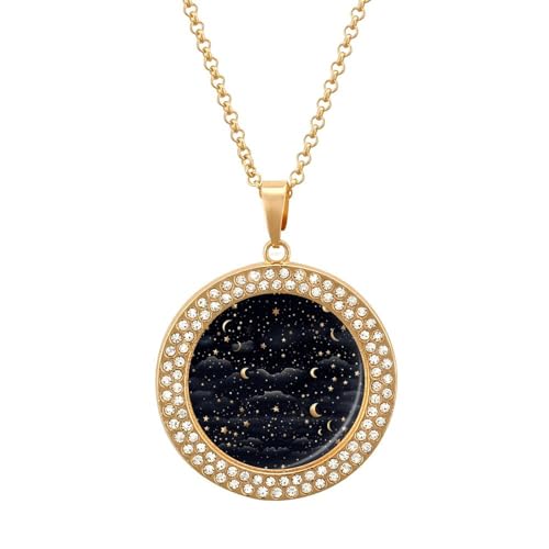 Collier médaillon rond Shih Tzu et gravure florale : un bijou raffiné de haute précision