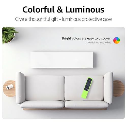 Coque silicone pour télécommande Samsung Voice TV phosphorescente en lot de 3
