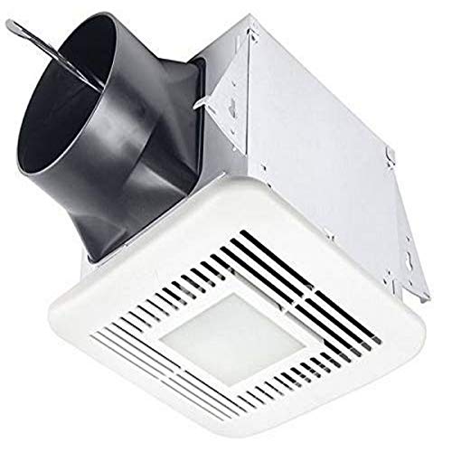 Delta BreezElite 80/110 CFM, Exhaust Bath Fan, LED Light, Off White -  ELT80-110LED